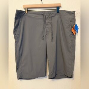 Columbia Anytime Outdoor™ Long Shorts 22W Short Gray Stretch NWT